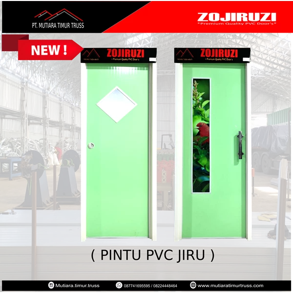 PINTU PVC JIRU Ukuran 70 cm X 195 cm 