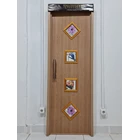 PVC TETRIS DIAMOND BATHROOM DOOR UK 70 X 195 CM ( CAN CUSTOM) 4