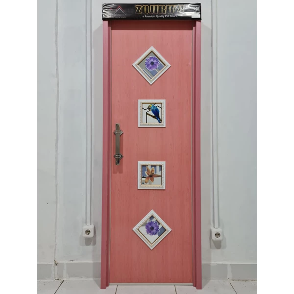 PVC TETRIS DIAMOND BATHROOM DOOR UK 70 X 195 CM ( CAN CUSTOM)